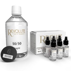 PACK BASE 200ML 6MG 50/50 REVOLUTE